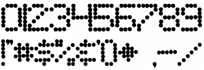 SF Telegraphic Bold Font OTHER CHARS