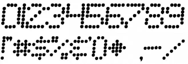 SF Telegraphic Italic Font OTHER CHARS