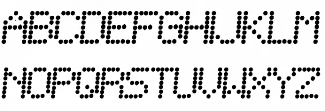 SF Telegraphic Italic フォント 大文字