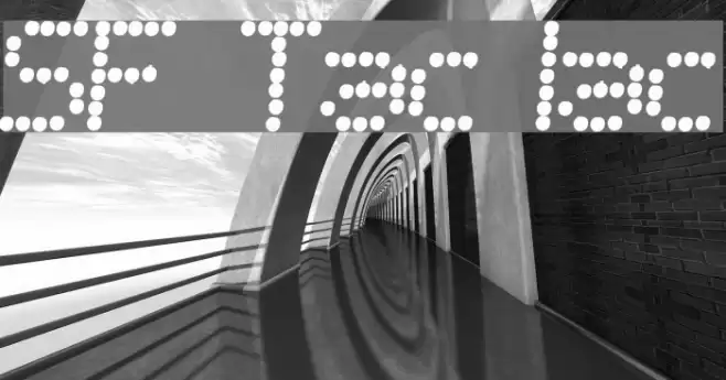 SF Telegraphic Italic Font examples