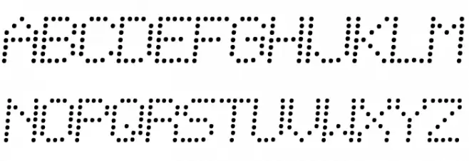 SF Telegraphic Light Bold Italic फ़ॉन्ट अपरकेस