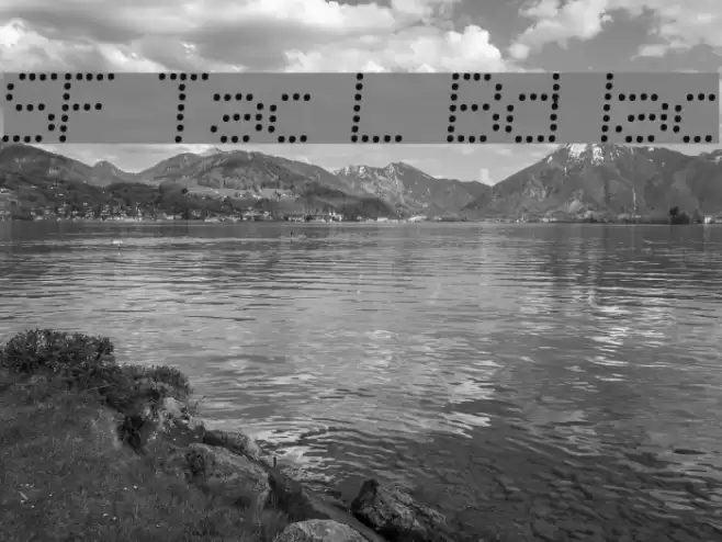 SF Telegraphic Light Bold Italic Font examples