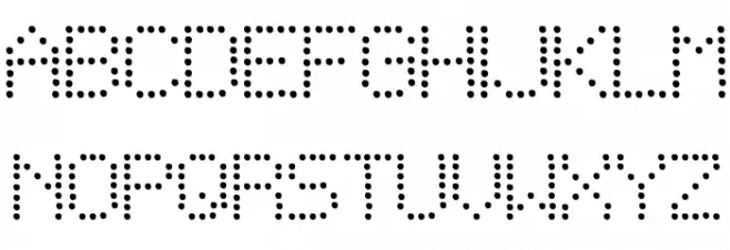 SF Telegraphic Light Bold Schriftart Groß