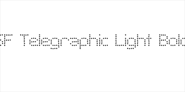 SF Telegraphic Light Bold Logo