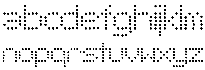 SF Telegraphic Light Bold Font LOWERCASE
