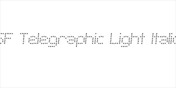 SF Telegraphic Light Italic Logo