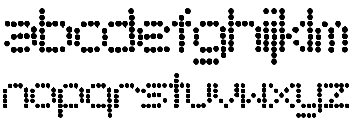 SF Telegraphic Font LOWERCASE
