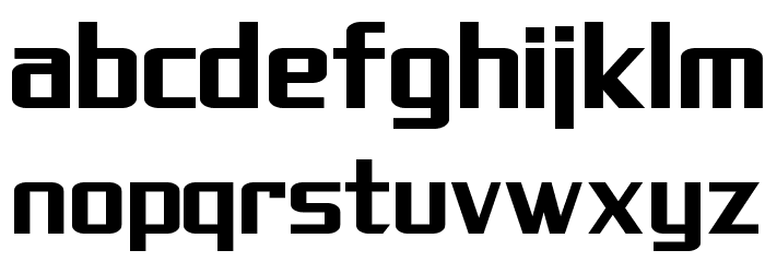 SF Theramin Gothic Bold Font LOWERCASE
