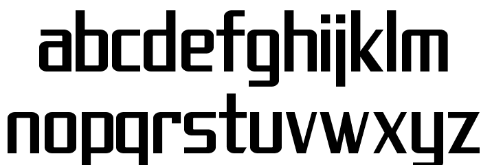 SF Theramin Gothic Condensed フォント 小文字