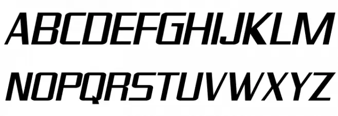 SF Theramin Gothic Oblique Fonte MAIÚSCULAS