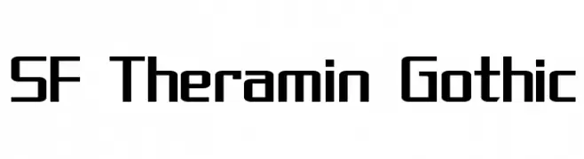 SF Theramin Gothic  font caratteri gratis