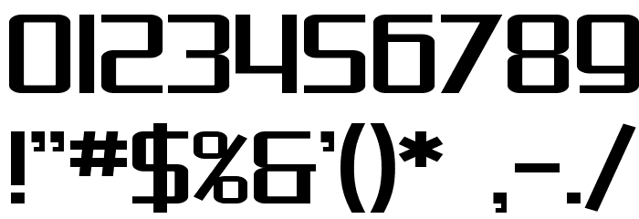 SF Theramin Gothic Font OTHER CHARS