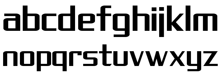 SF Theramin Gothic Font LOWERCASE