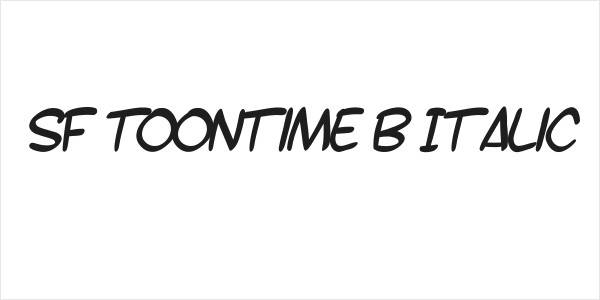 SF Toontime B Italic Logo