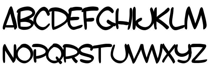 SF Toontime B Font LOWERCASE