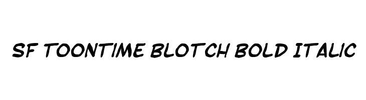 SF Toontime Blotch Bold Italic  नि: शुल्क फ़ॉन्ट्स डाउनलोड