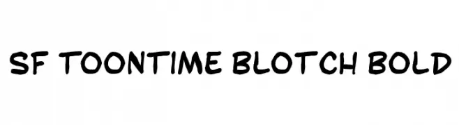 SF Toontime Blotch Bold 