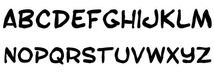 SF Toontime Blotch Bold Fonte MINÚSCULAS