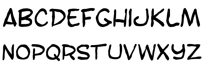 SF Toontime Blotch Font LOWERCASE
