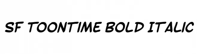 SF Toontime Bold Italic  Скачать бесплатные шрифты