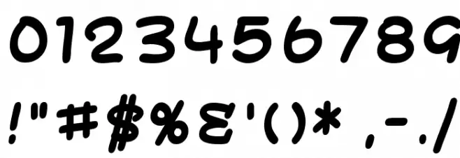 SF Toontime Bold Font OTHER CHARS