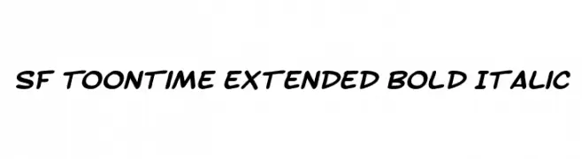 SF Toontime Extended Bold Italic  تنزيل الخطوط