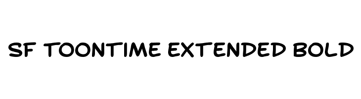 SF Toontime Extended Bold  免费字体下载