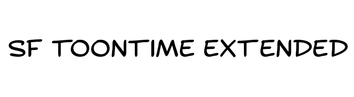 SF Toontime Extended Font