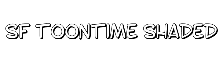 SF Toontime Shaded Font