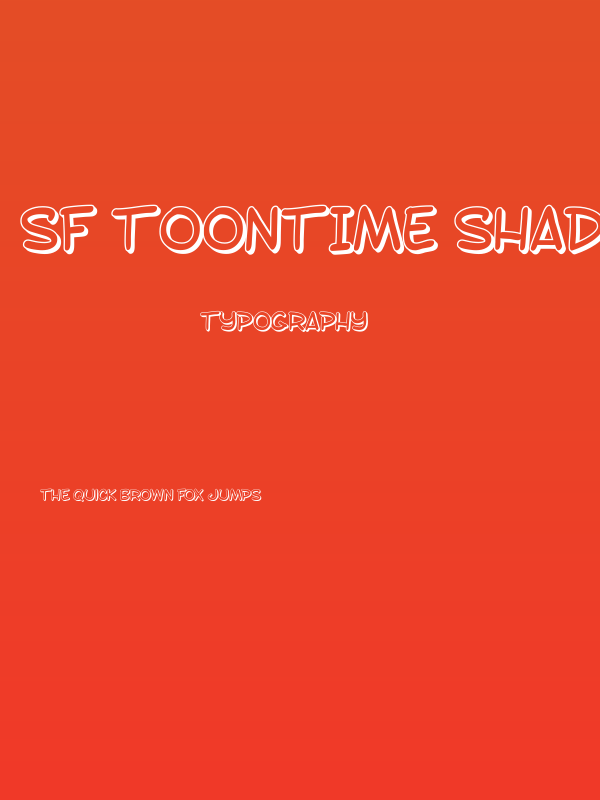 SF Toontime Shaded Poster