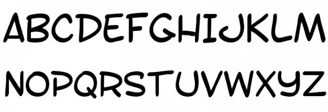 SF Toontime Polices MAJUSCULES