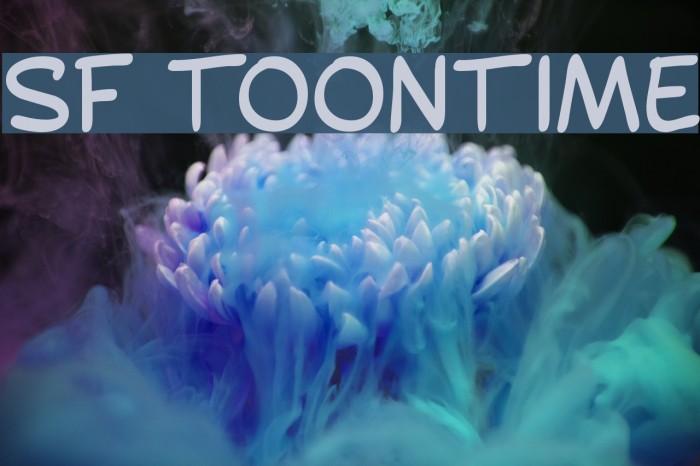 SF Toontime Font examples