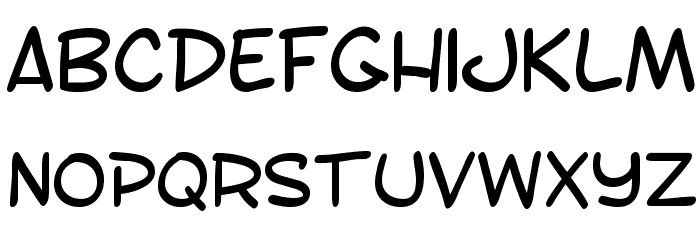 SF Toontime Font LOWERCASE