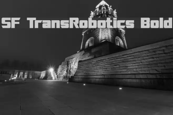 SF TransRobotics Bold خط examples