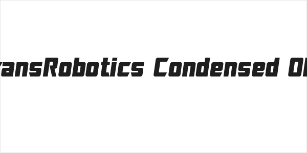 SF TransRobotics Condensed Oblique Logo