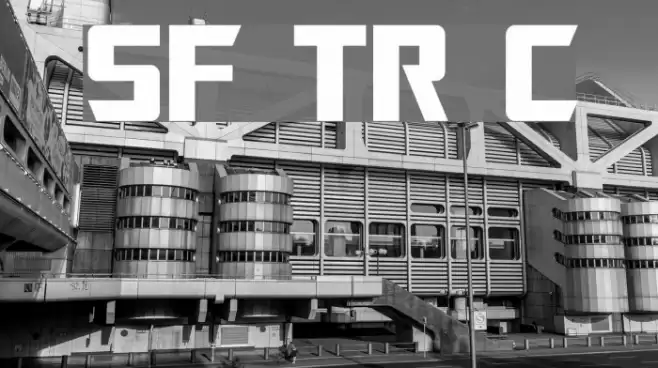 SF TransRobotics Condensed Font examples