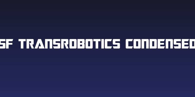 SF TransRobotics Condensed Social Header
