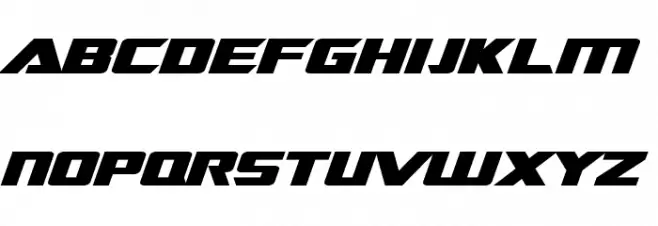 SF TransRobotics Extended Bold Italic خط أحرف كبيرة