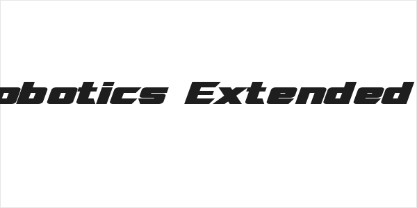 SF TransRobotics Extended Bold Italic Logo