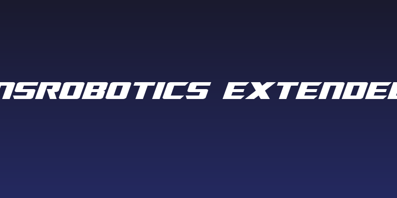 SF TransRobotics Extended Italic Social Header