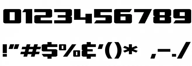 SF TransRobotics Extended Font OTHER CHARS