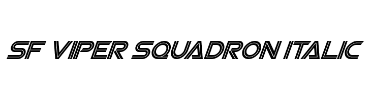 SF Viper Squadron Italic  नि: शुल्क फ़ॉन्ट्स डाउनलोड