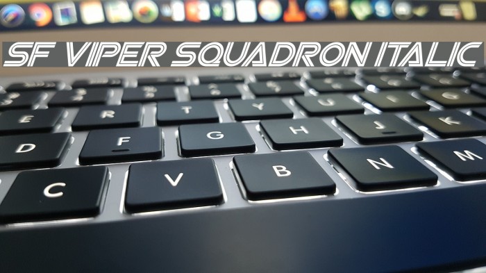 SF Viper Squadron Italic Example 1