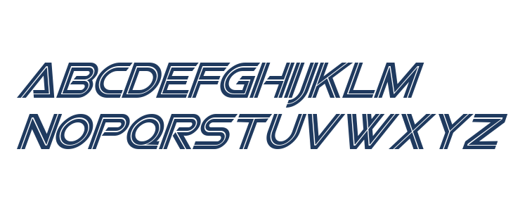 SF Viper Squadron Italic Lowercase