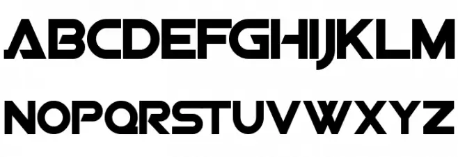 SF Viper Squadron Solid Schriftart Groß