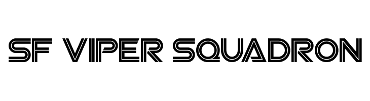 SF Viper Squadron  les polices de caractères gratuit tlcharger