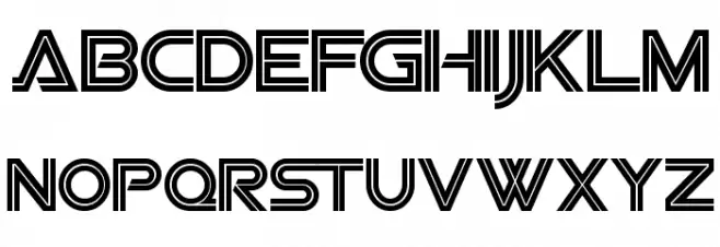 SF Viper Squadron Шрифта ВЕРХНИЙ