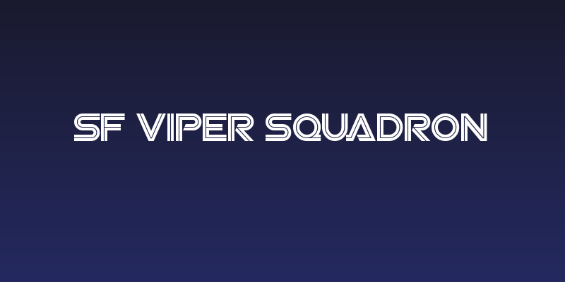 SF Viper Squadron Social Header