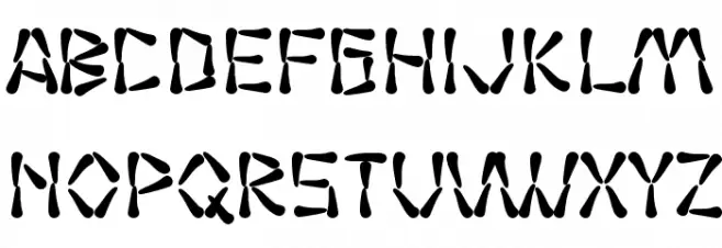 SF Wasabi Bold Font UPPERCASE