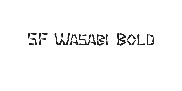 SF Wasabi Bold Logo